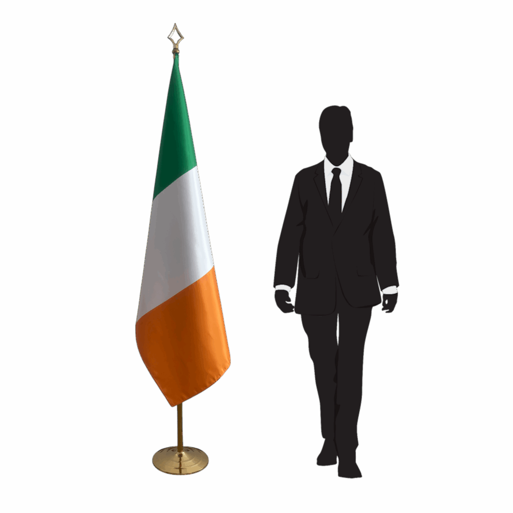 drapeau irlande sur hampe