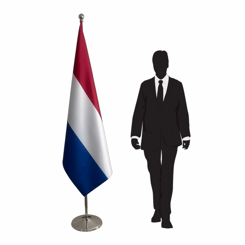 Drapeau Pays-Bas sur pied