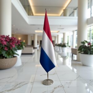 drapeau Pays-Bas sur hampe