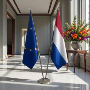 drapeau Pays-Bas et UE