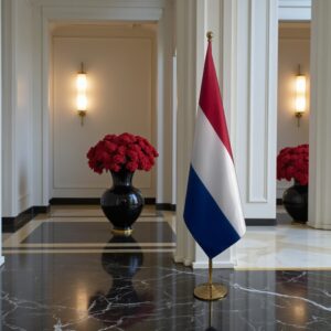 drapeau Pays-Bas sur hampe