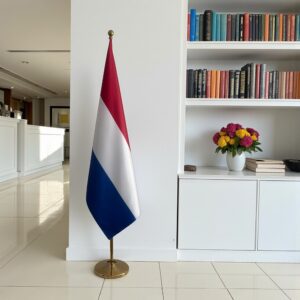 drapeau Pays-Bas avec socle