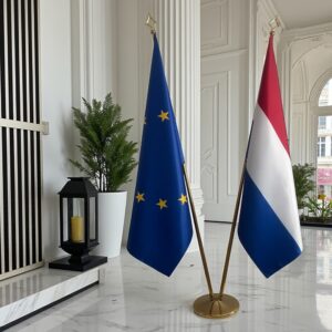 drapeau Pays-Bas et UE
