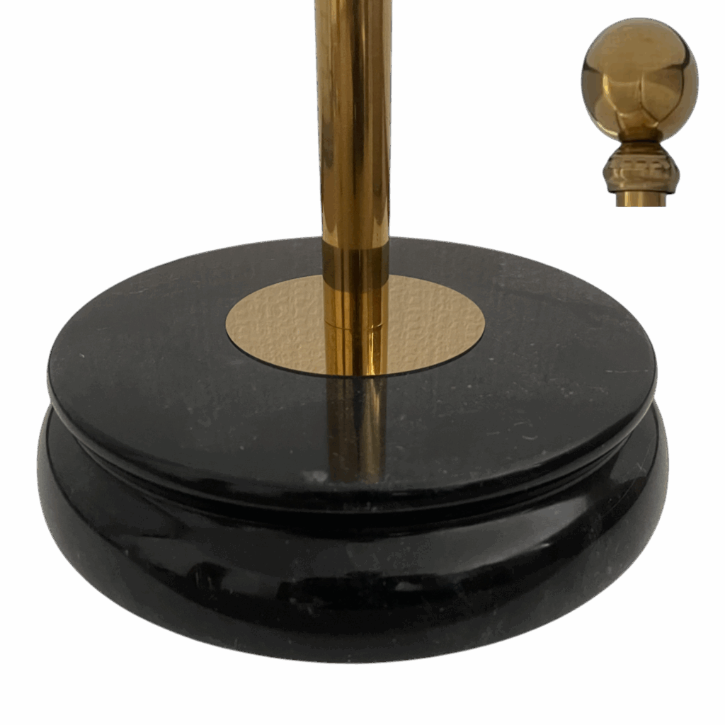 pied drapeau en aluminium de bureau