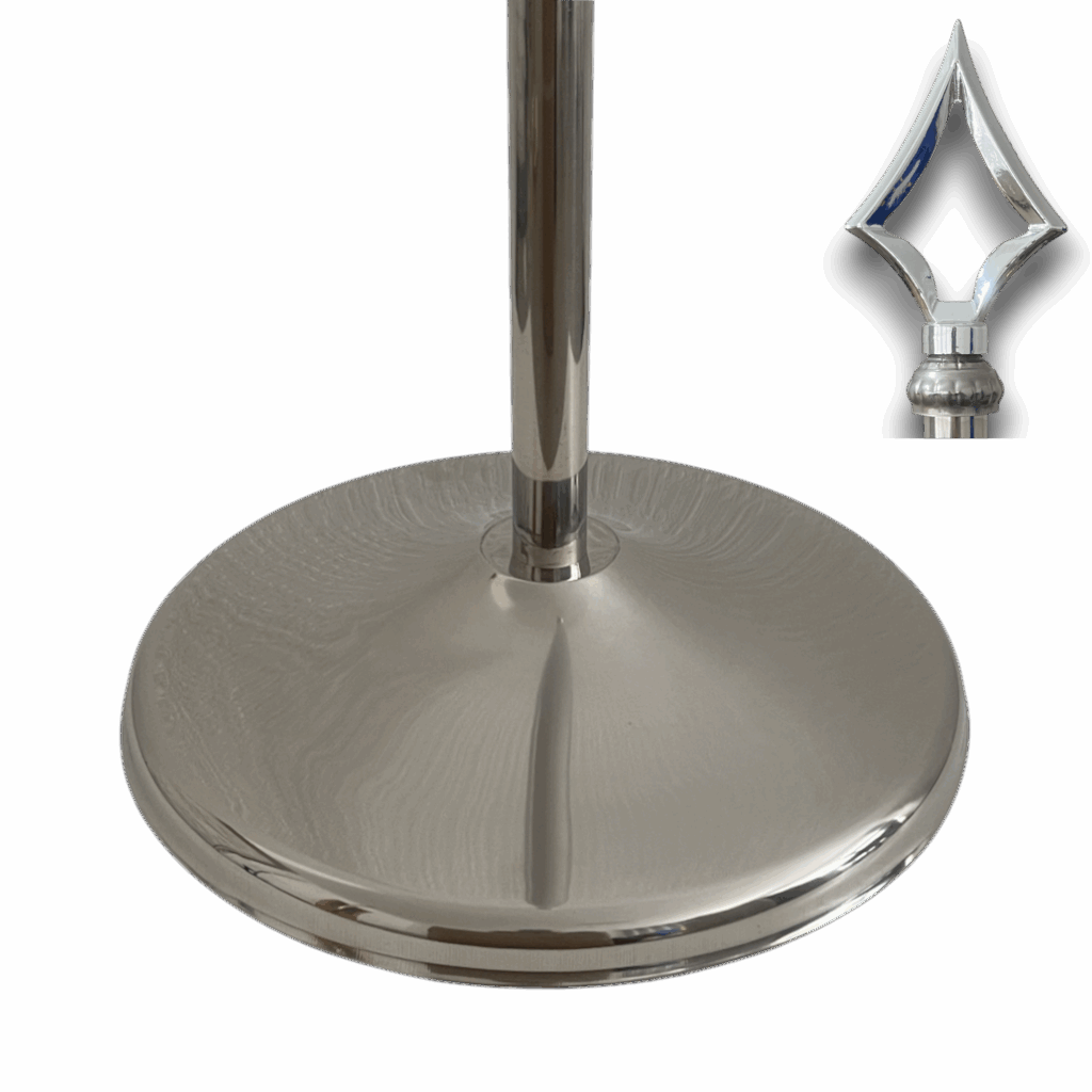 pied drapeau en granit design