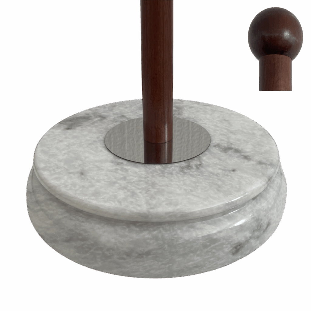 support pied drapeau marbre officiel