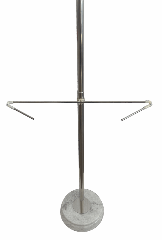 pied porte-drapeau marbre raffiné