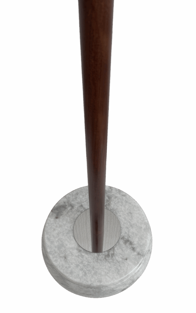 base pied drapeau marbre de bureau