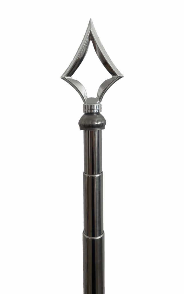 hampe porte-drapeau en inox