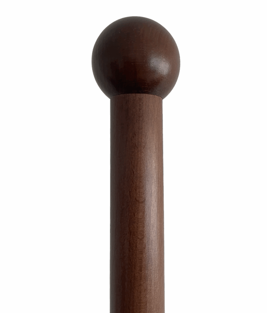 hampe drapeau en bois laqué