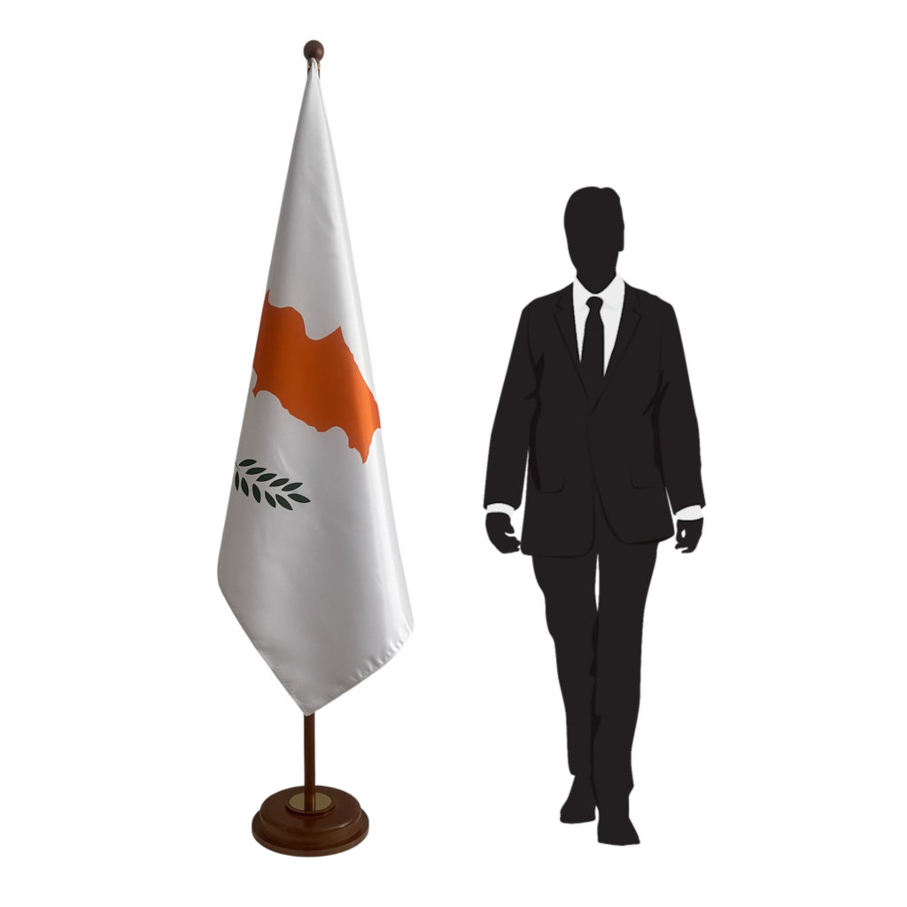 socle drapeau chypre