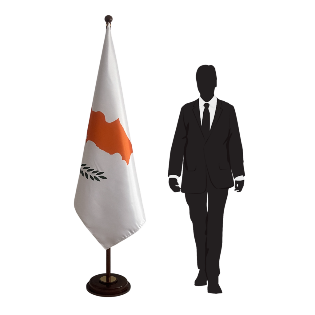 socle drapeau chypre