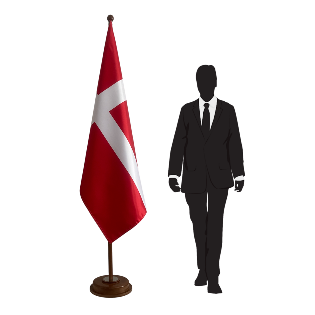 socle drapeau Danemark