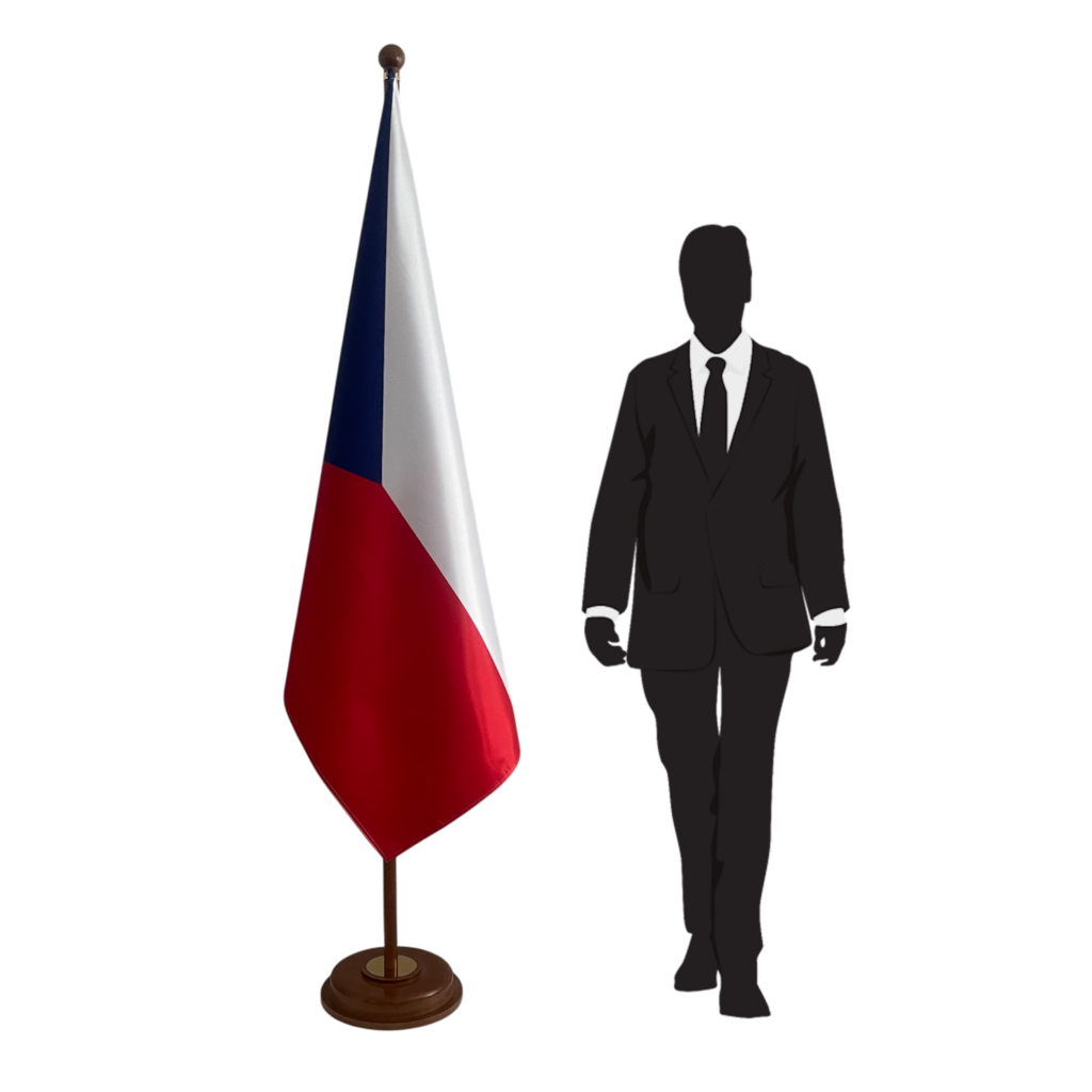 socle drapeau Tchéquie