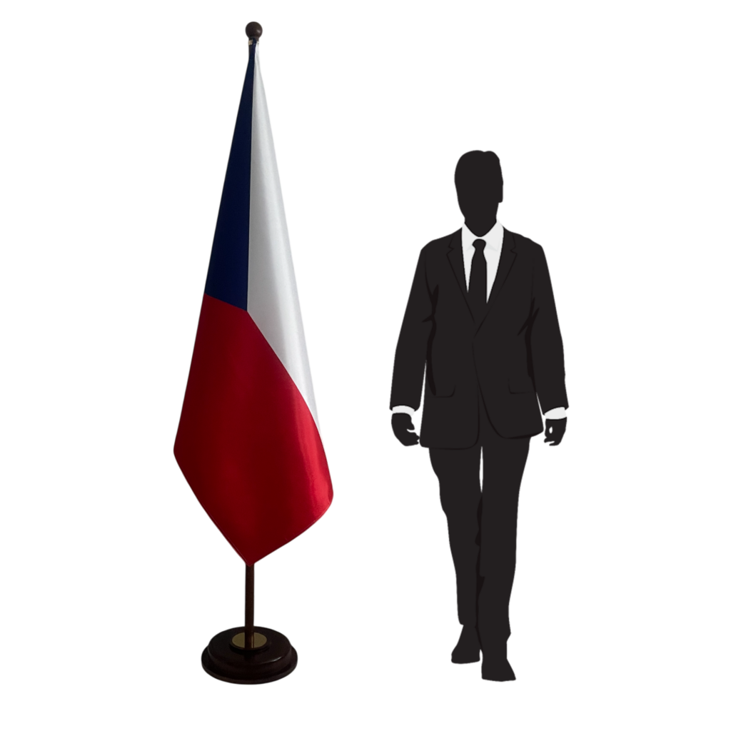 socle drapeau Tchéquie