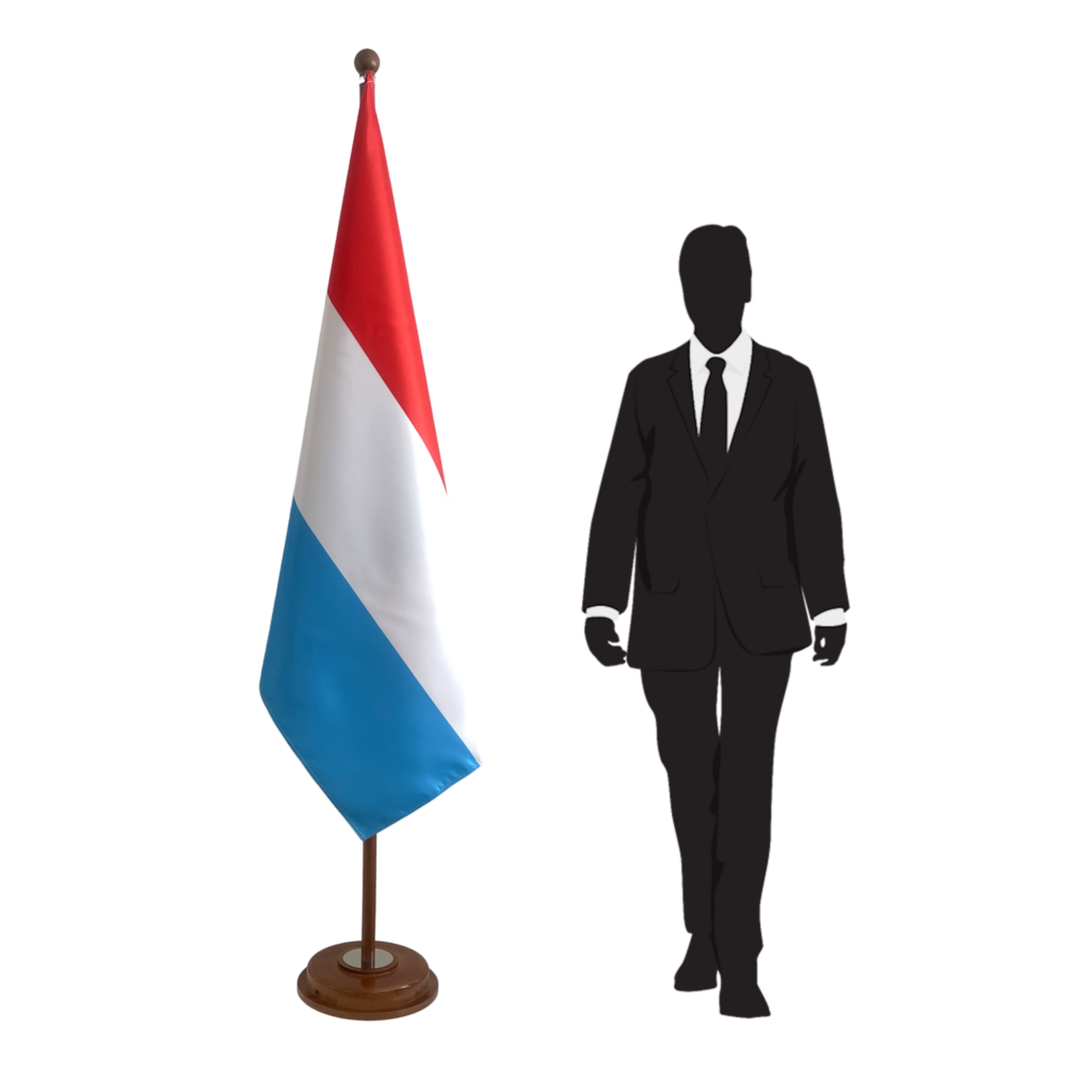 socle drapeau luxembourg