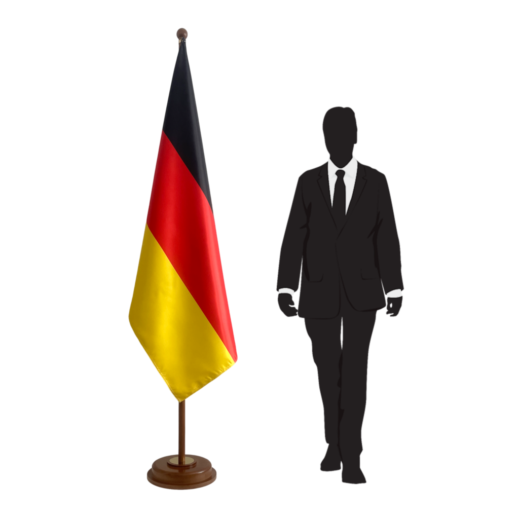 socle drapeau allemagne