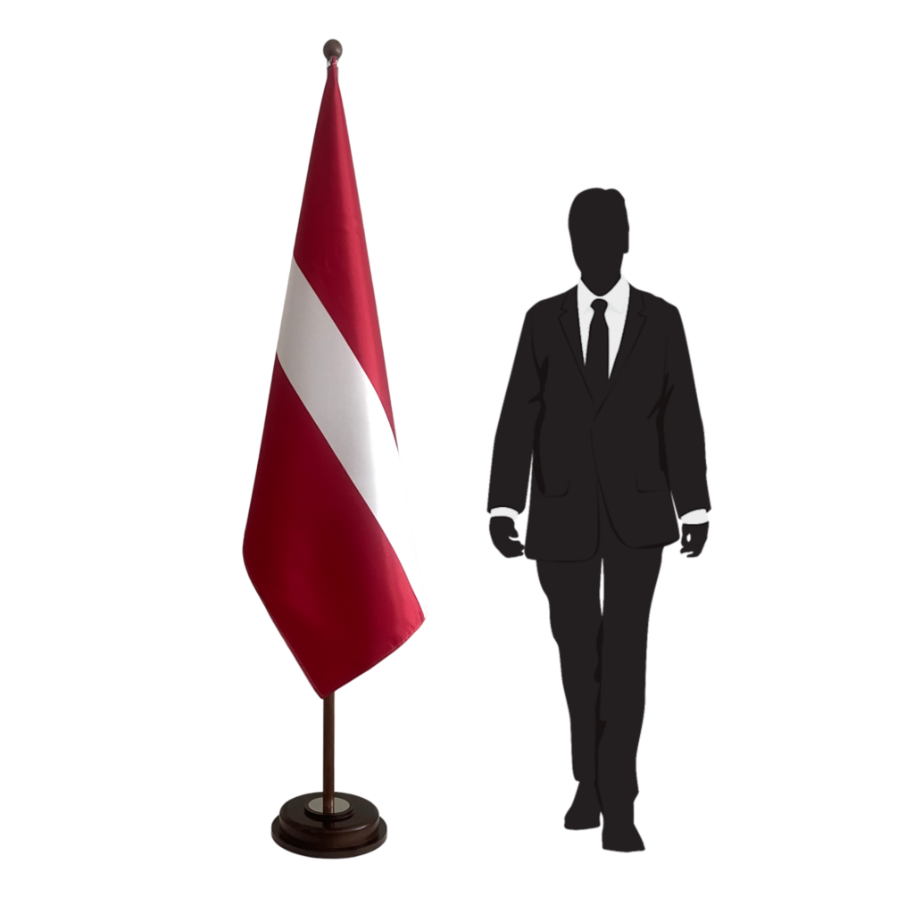 base drapeau lettonie en marbre design