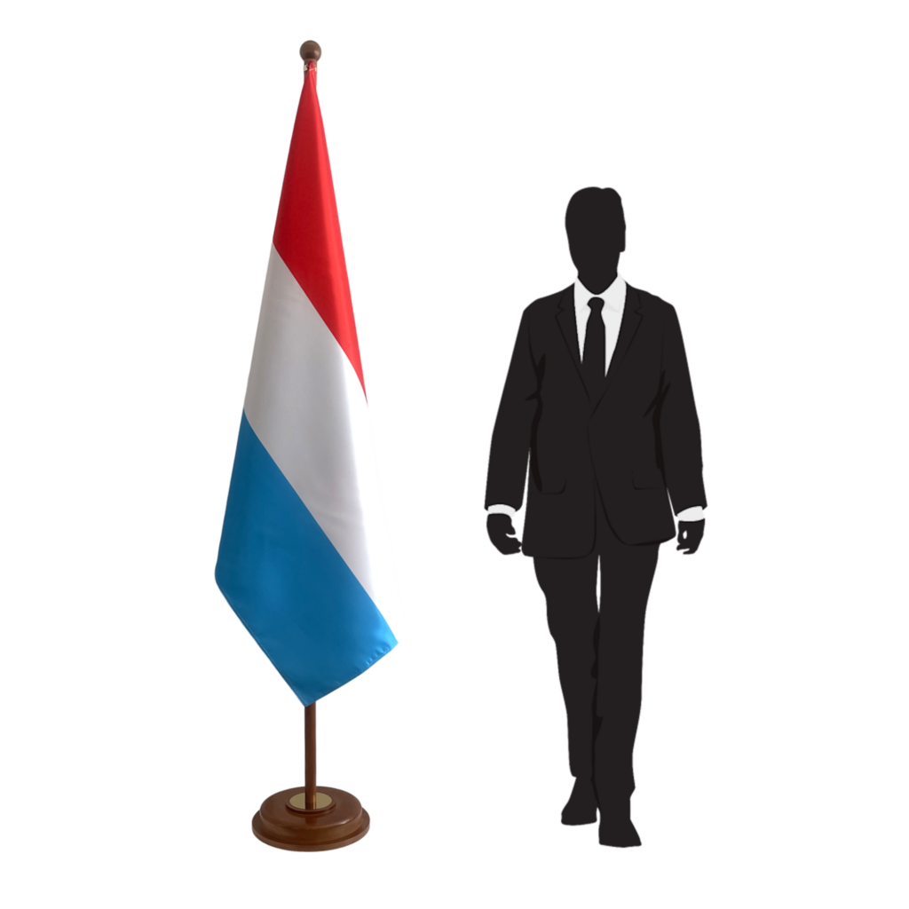 base drapeau luxembourg doré représentatif