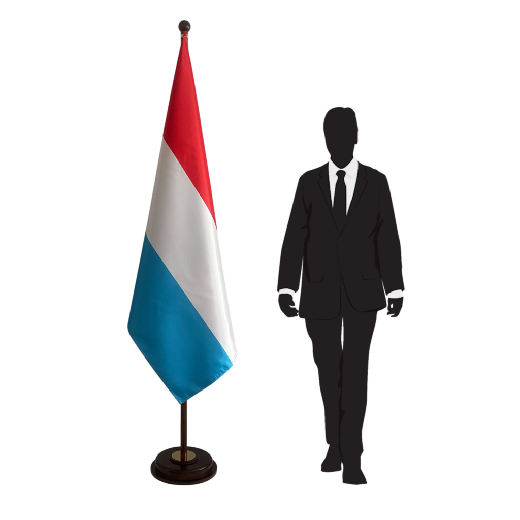 base drapeau luxembourg doré diplomatique