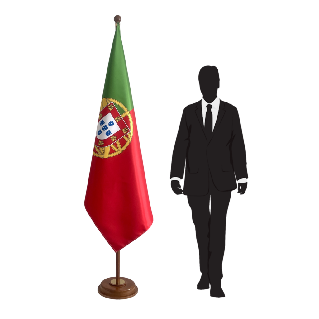 base drapeau portugal doré stable