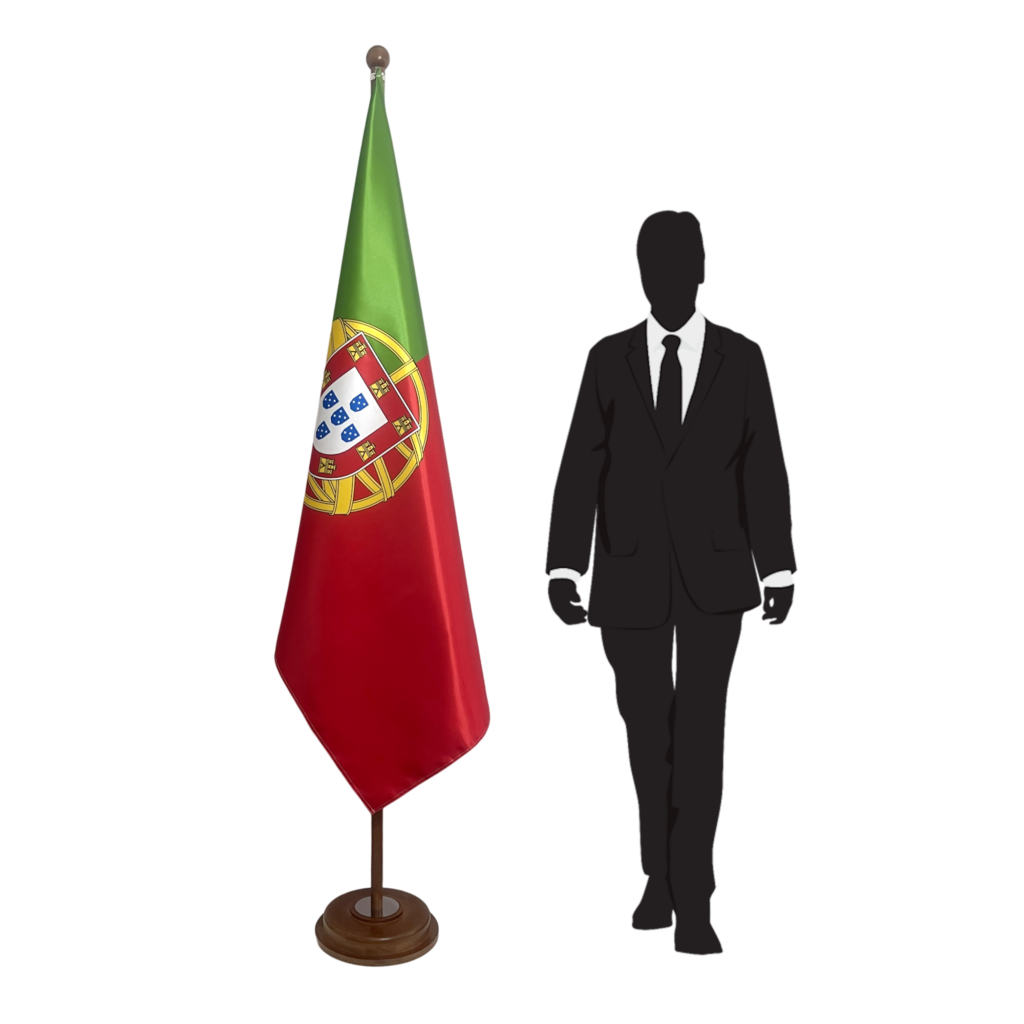 base drapeau portugal doré institutionnel