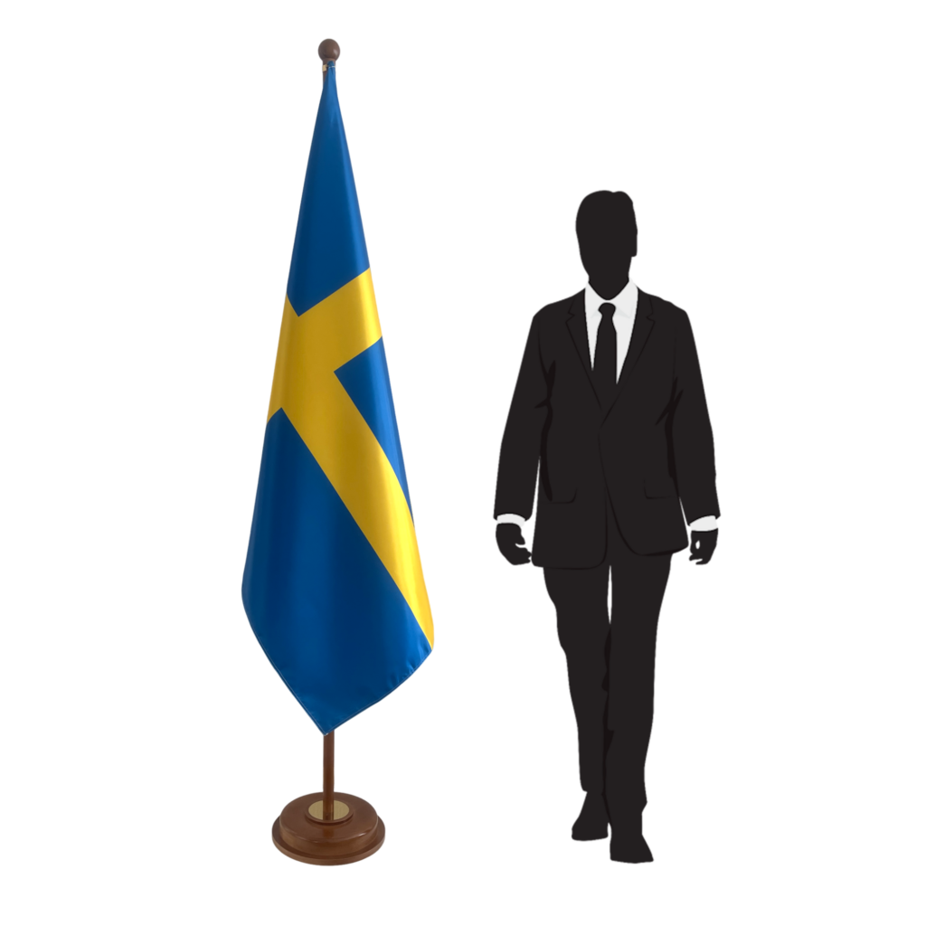 base drapeau suede chromé stable