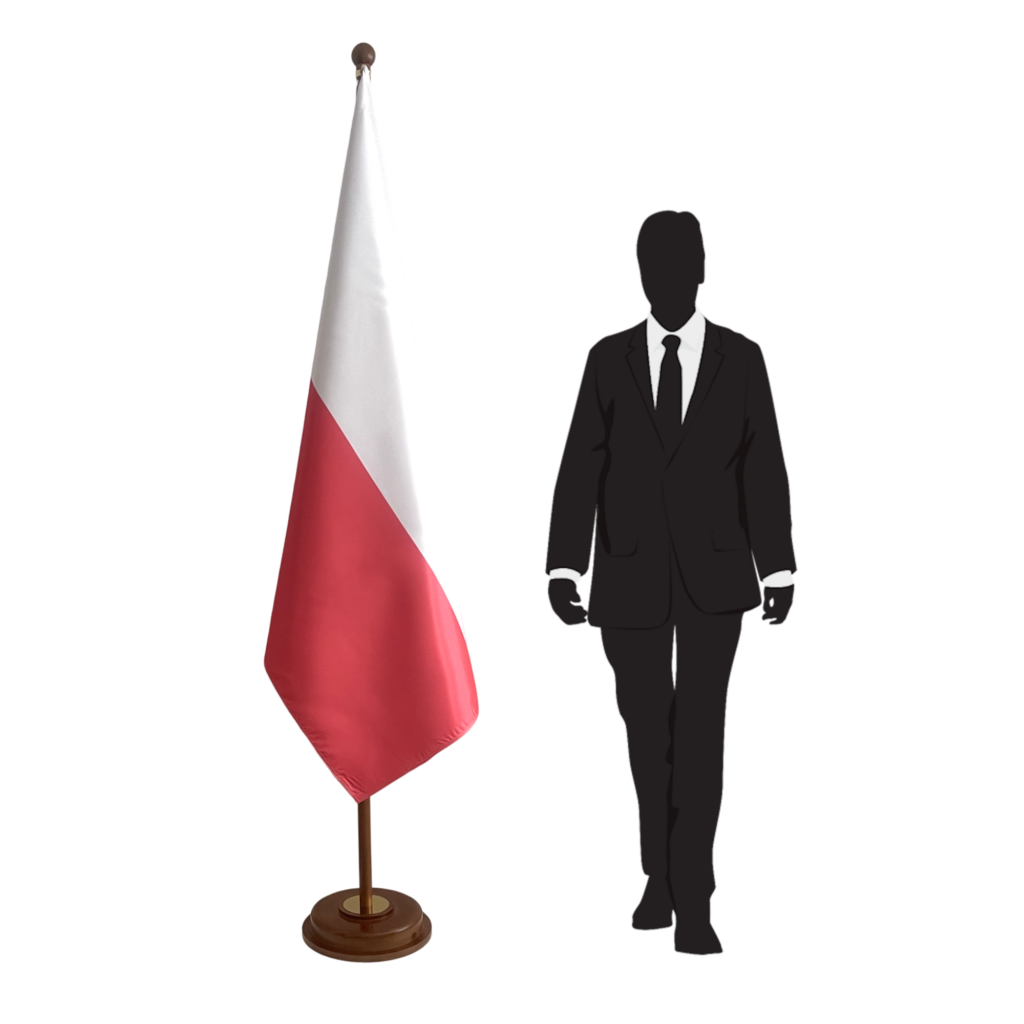 socle drapeau Pologne