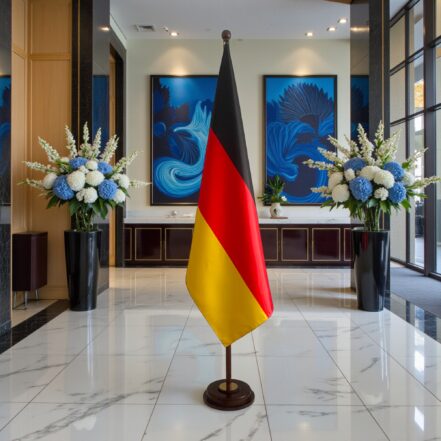 socle drapeau allemagne
