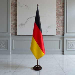 socle drapeau allemagne doré de qualité