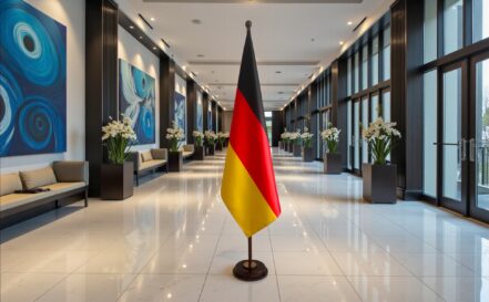 socle drapeau allemagne