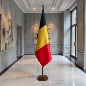 socle drapeau belgique
