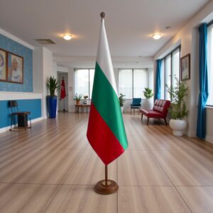 socle drapeau bulgarie