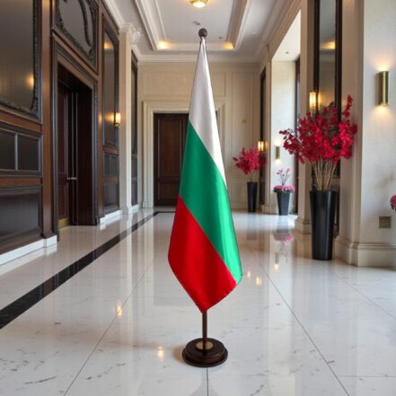socle drapeau bulgarie