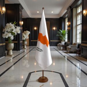 socle drapeau Chypre