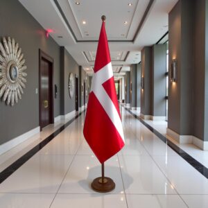 socle drapeau danemark