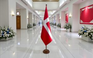 socle drapeau danemark
