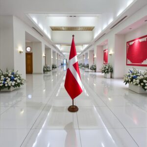 socle drapeau danemark