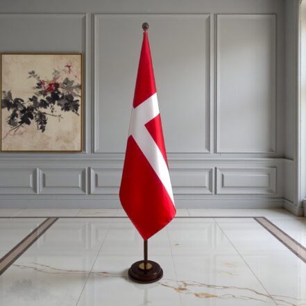 socle drapeau danemark