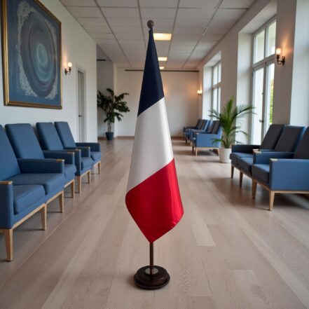 socle drapeau france