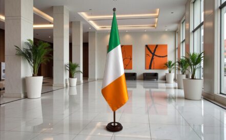 socle drapeau irlande