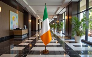 socle drapeau irlande