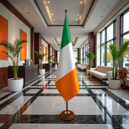 socle drapeau irlande