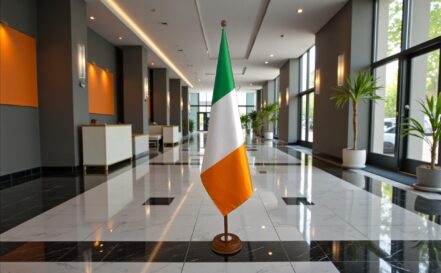 socle drapeau irlande