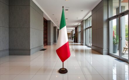 socle drapeau italie