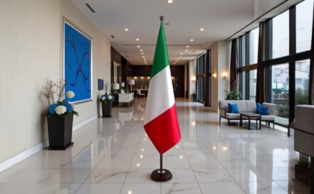 socle drapeau italie