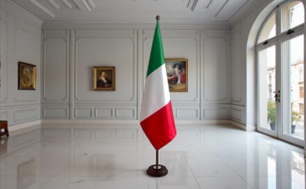 socle drapeau italie