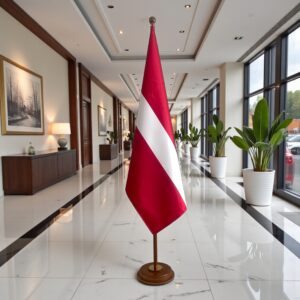 socle drapeau lettonie