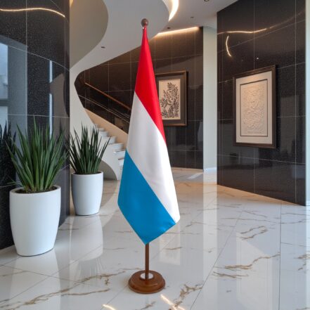socle drapeau luxembourg