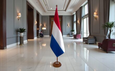 socle drapeau pays-bas